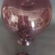 Carafe bottle in purple bubble blown glass Biot 20th century