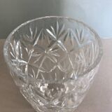 Vase en cristal taillé