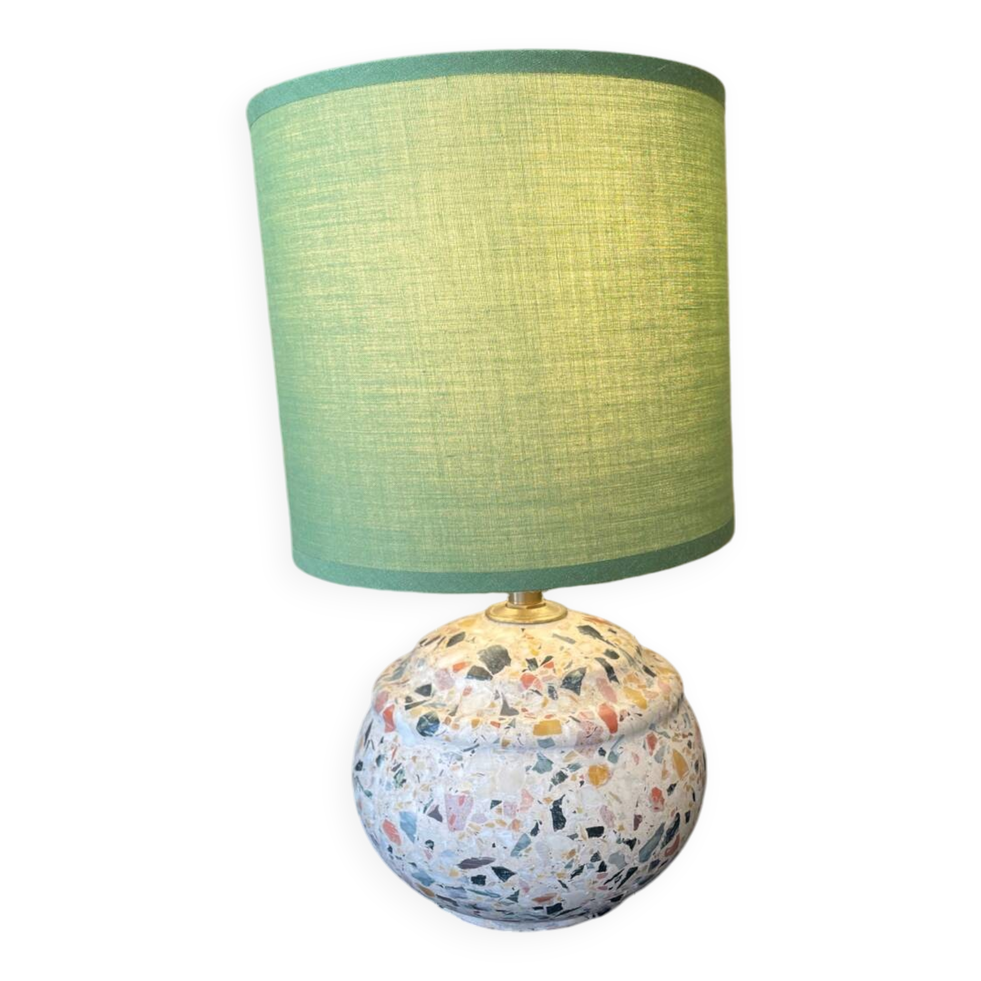 Vintage terrazzo table lamp