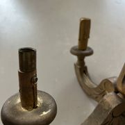 Lustre en bois doré ancien
