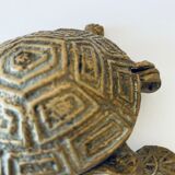 Brass turtle ashtray