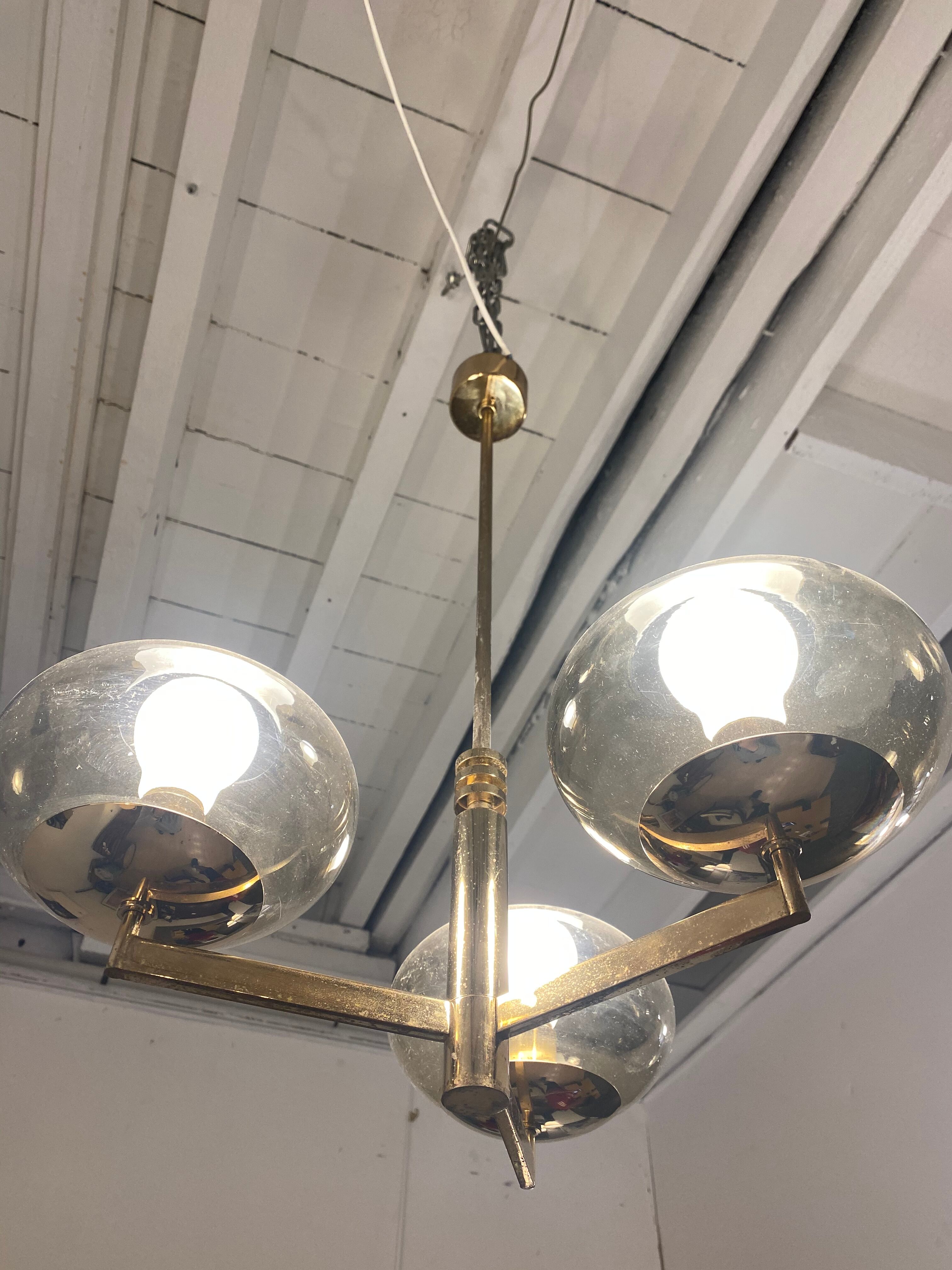 Lustre de chez Sciolari à Milan