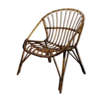 Rattan armchair