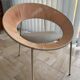 Fauteuil lounge au design circulaire vintage
