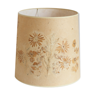 Lampshade dried flowers