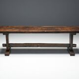 Robust Travail Populaire Farm Table, France, 19th Century