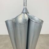 Gray metal umbrella stand 97 cm