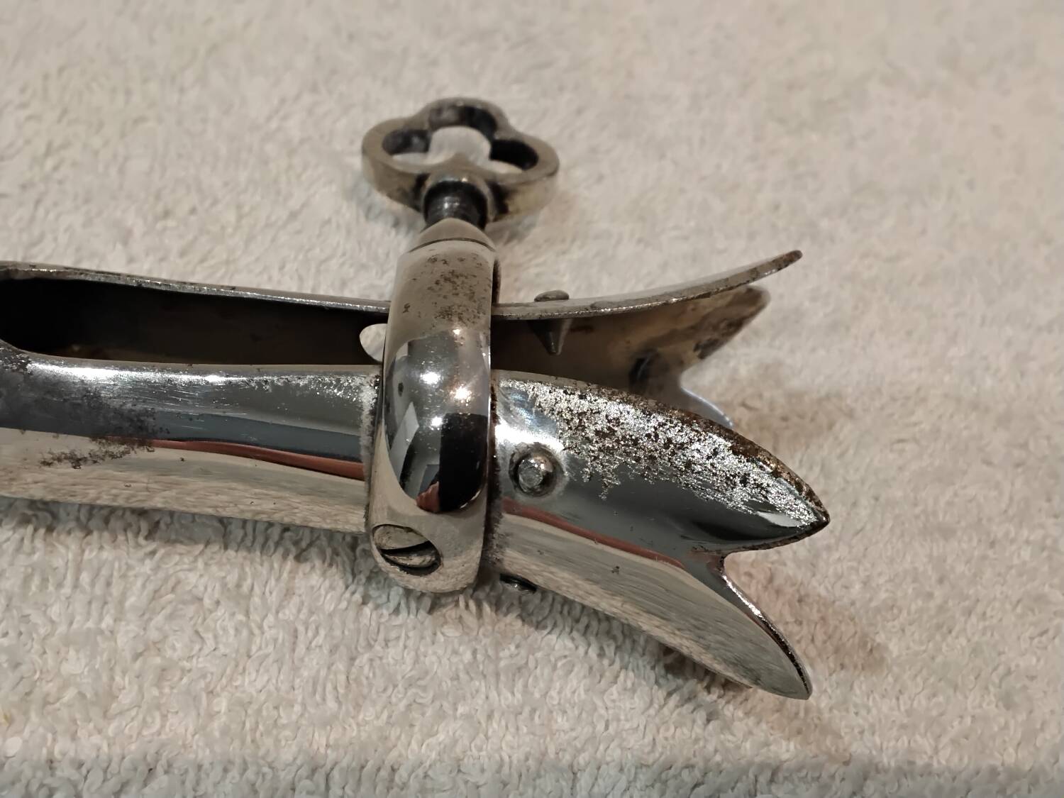 Some silver 950 Minerva style Louis XVI handles 19.8cm