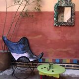 Armchair X blue