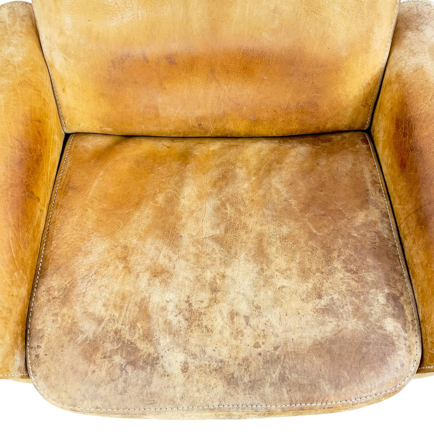 Paire de fauteuils lounge en cuir De Sede DS-50 – Design suisse – Vintage milieu du siècle