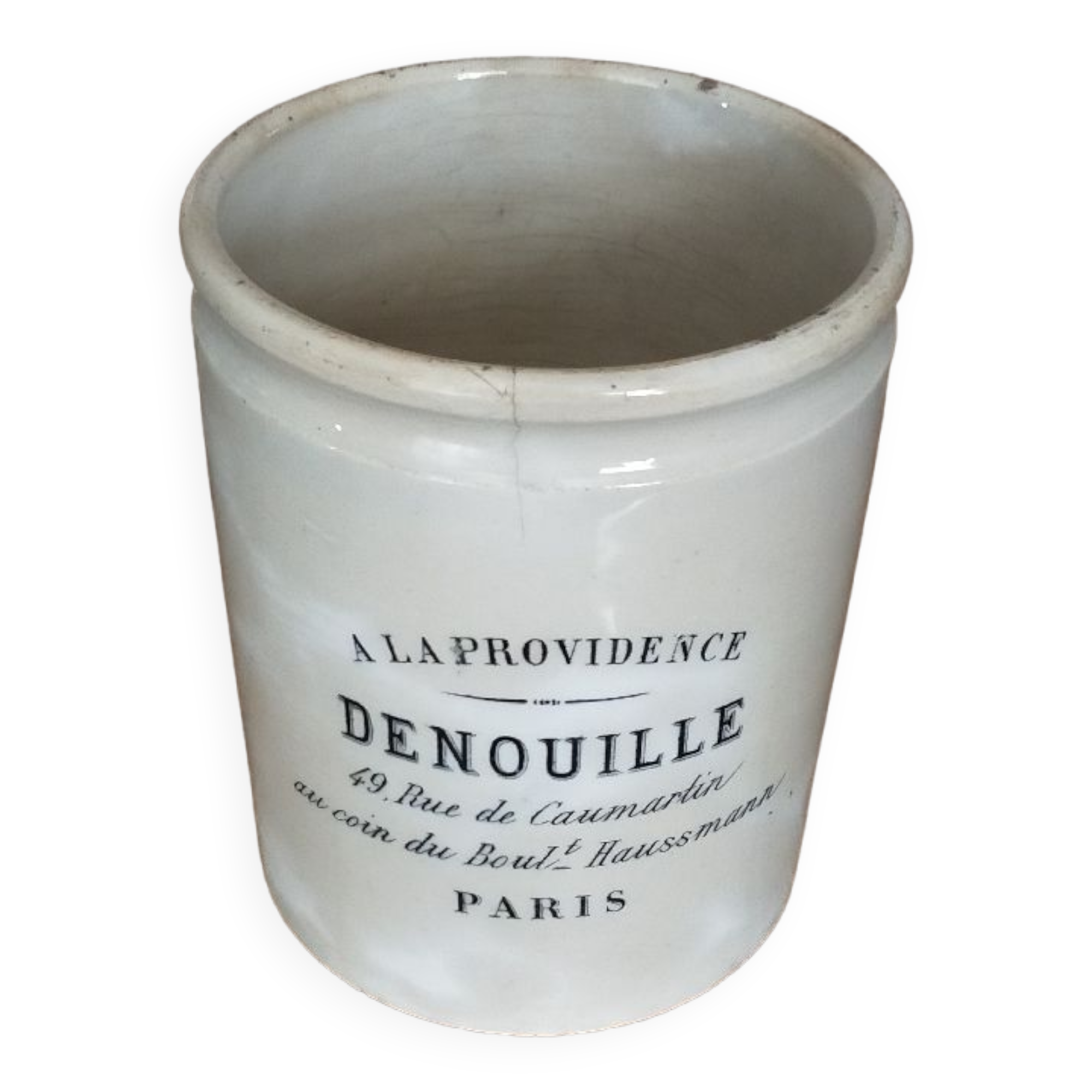 Porcelain jam jar from Choisy le roi