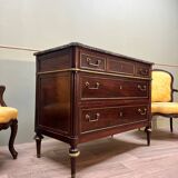 Commode En Acajou D’époque Louis XVI XVIII Eme Siècle