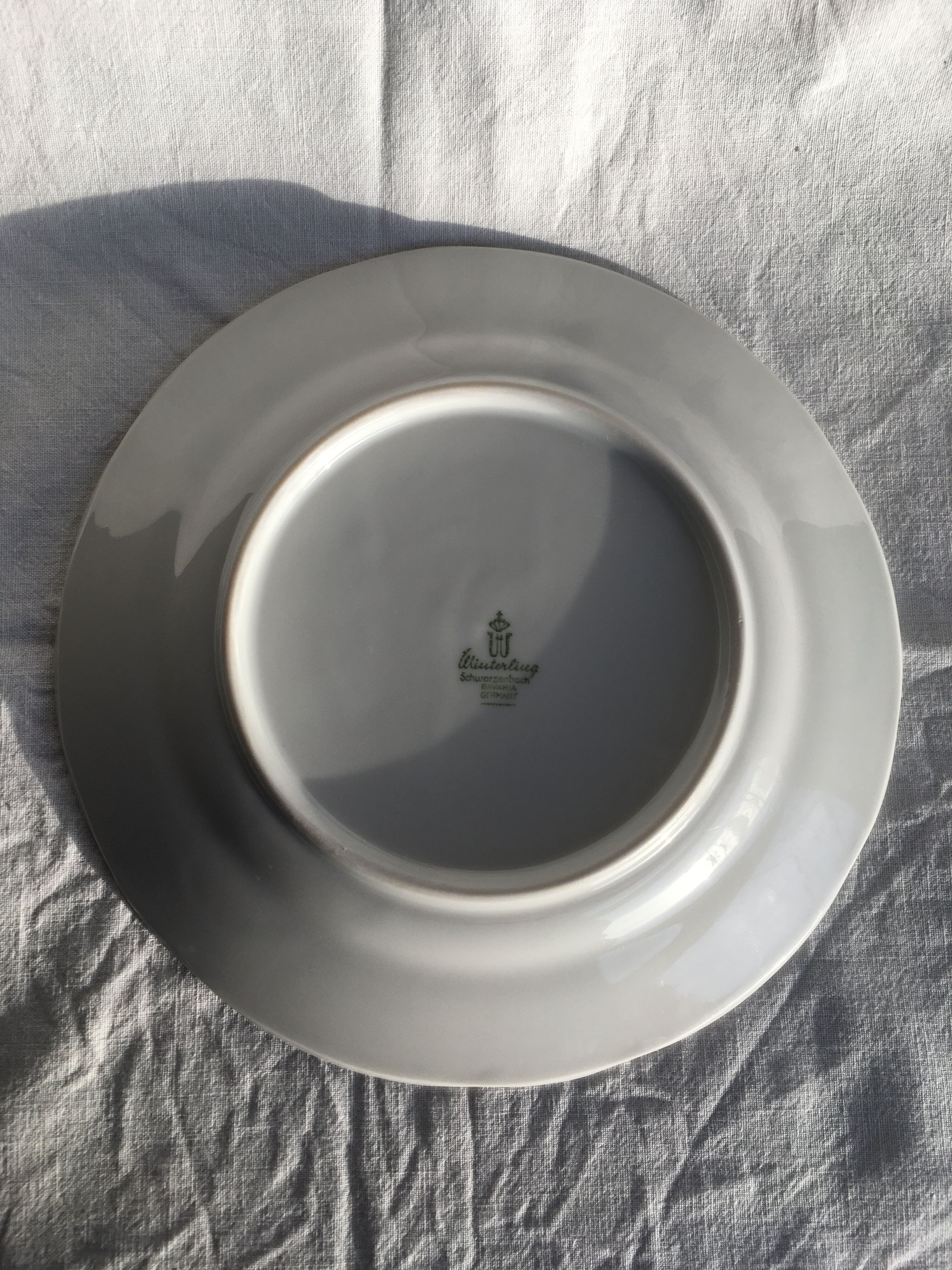 porcelain presentation plate Winterling Schwarzenbach Bavaria