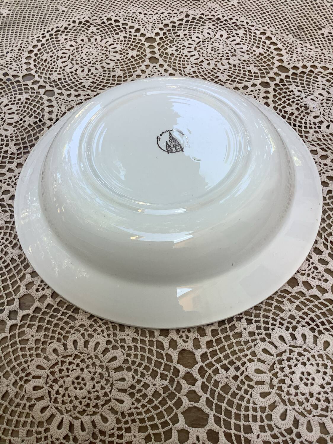 🩵 Set of 3 antique L'Amandinoise dishes 🩵