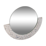 Half mirror 28 cm in recycled shells