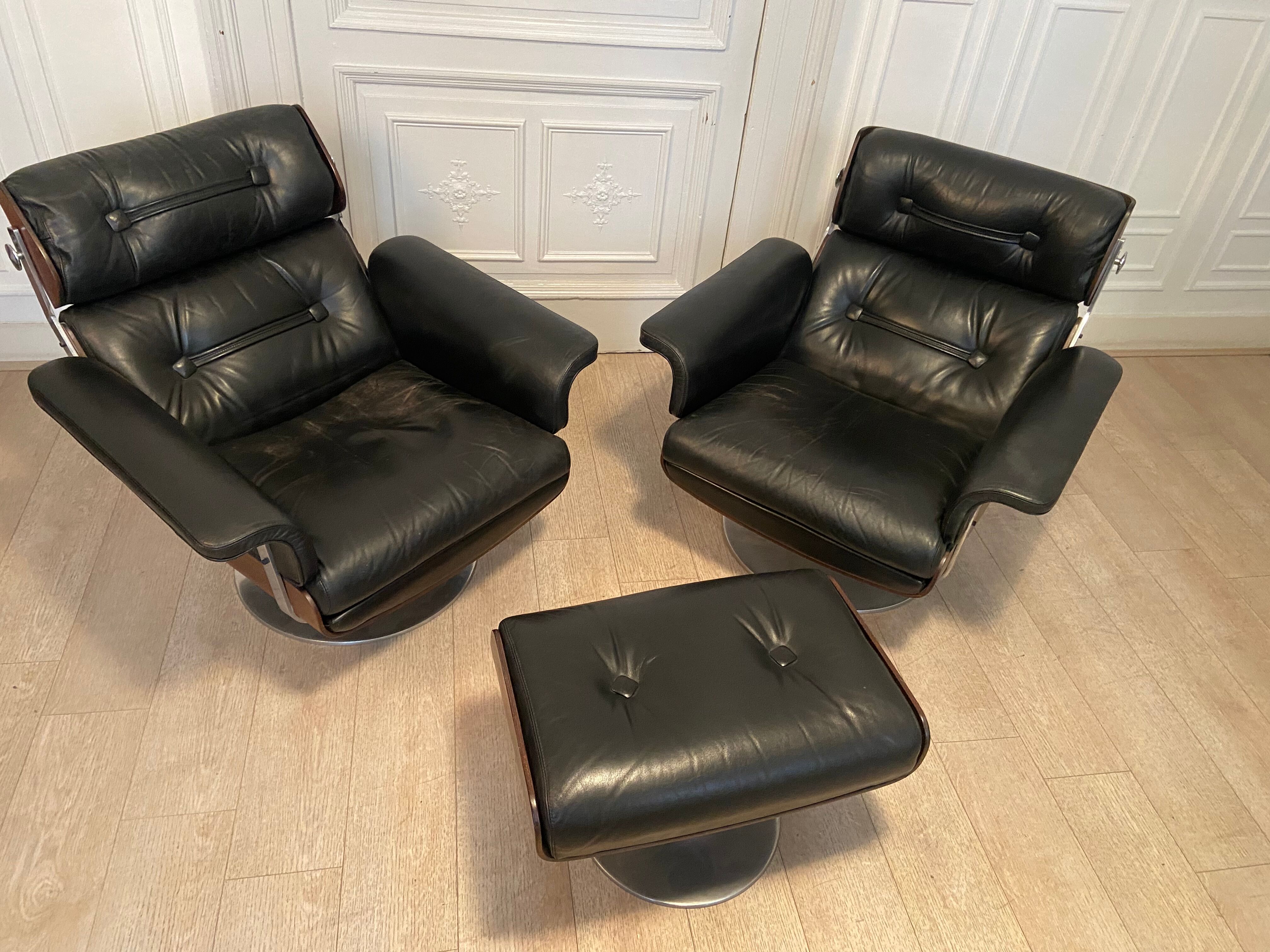 Set of Italian armchairs, 1960s