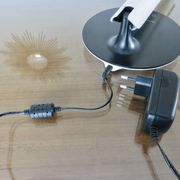 Design desk lamp in polycarbonate
