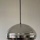 Vintage silver glass pendant light