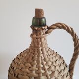 Demijohn with basket wicker h38cm
