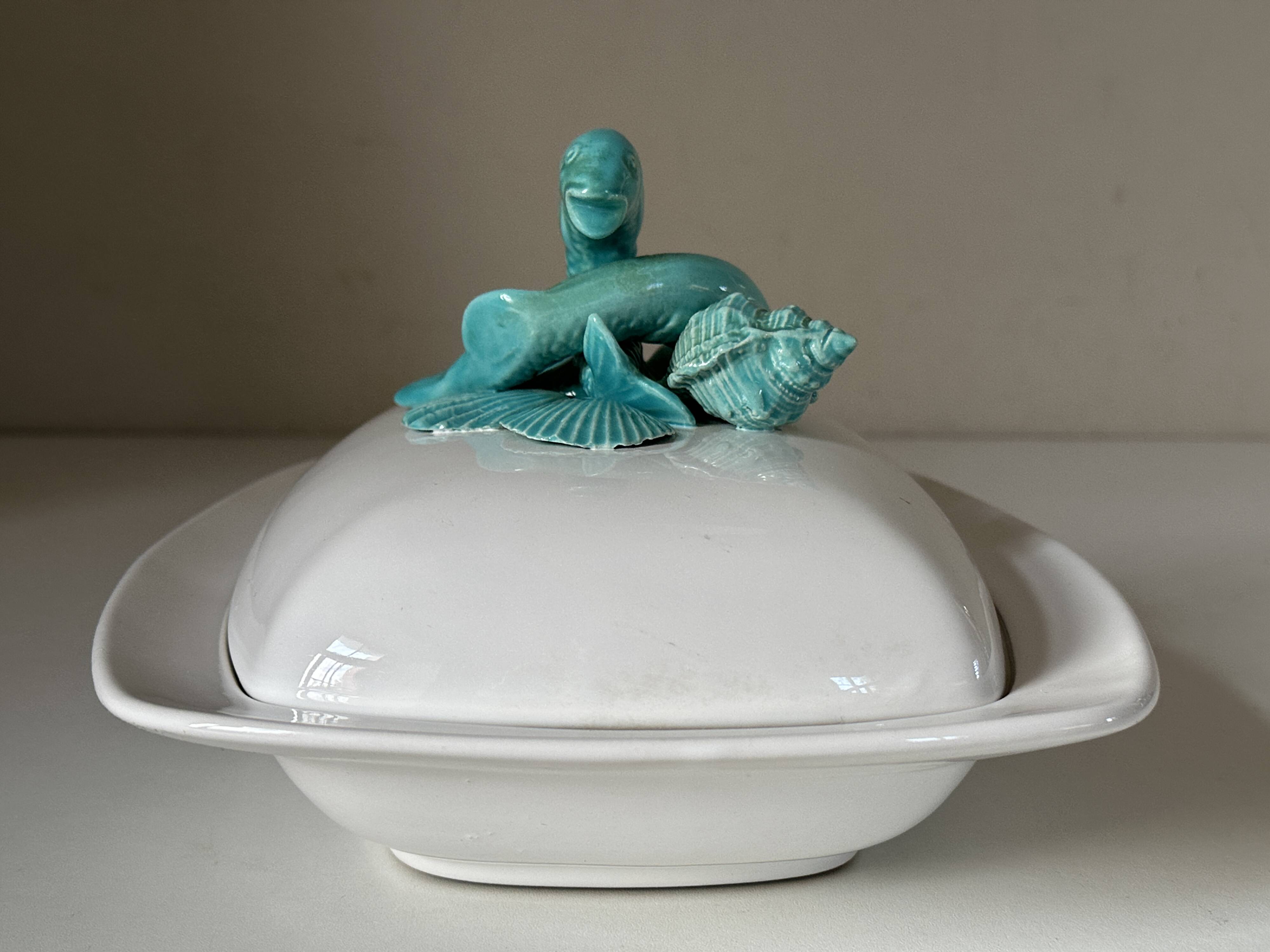 Vintage signed fish dish from the 60s and 70s