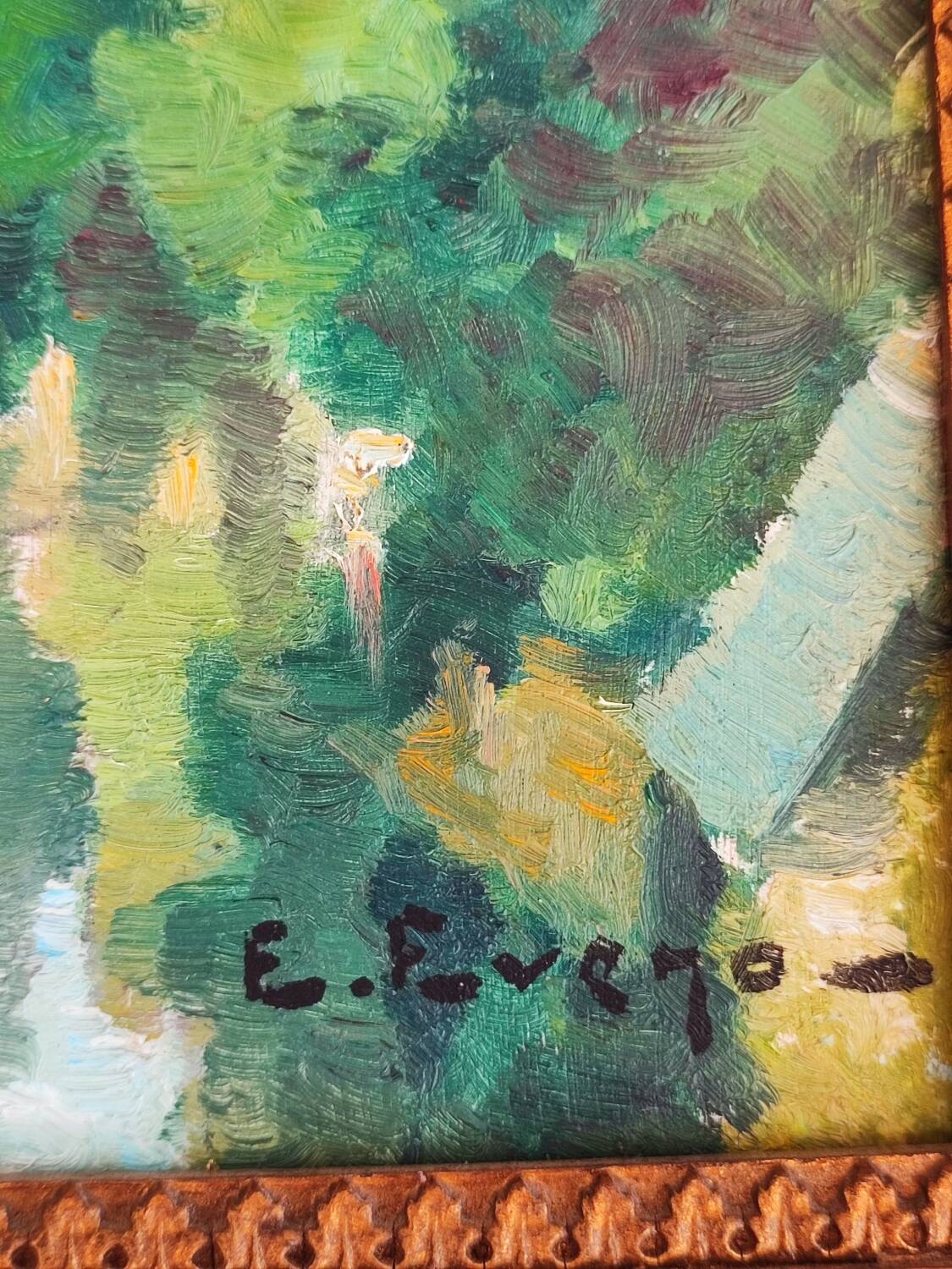 Oil painting by Édouard Jules Eveno