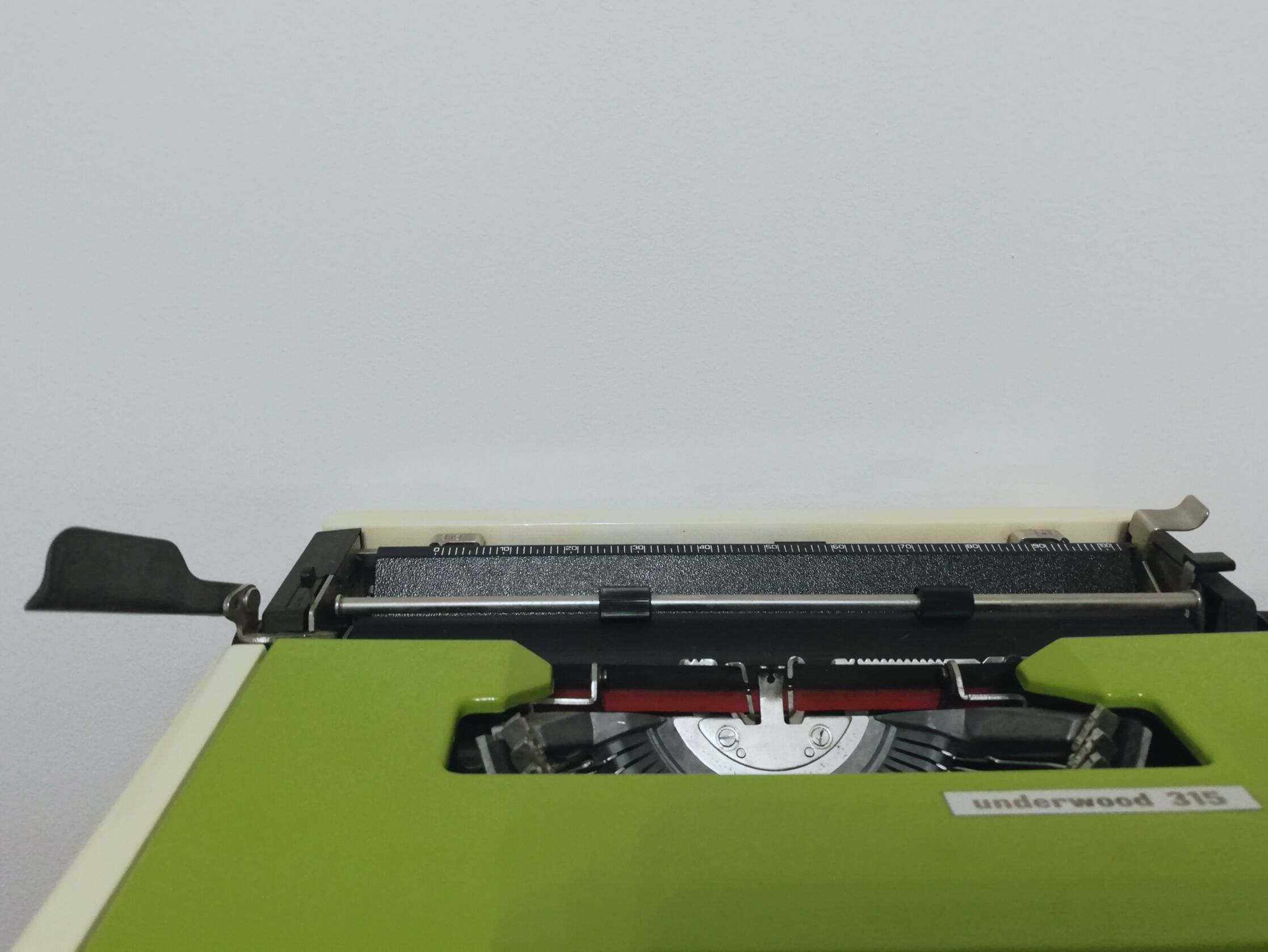 Machine à écrire Underwood 315 verte avec sa mallette