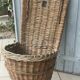 Ancien panier hotte de vendange en osier