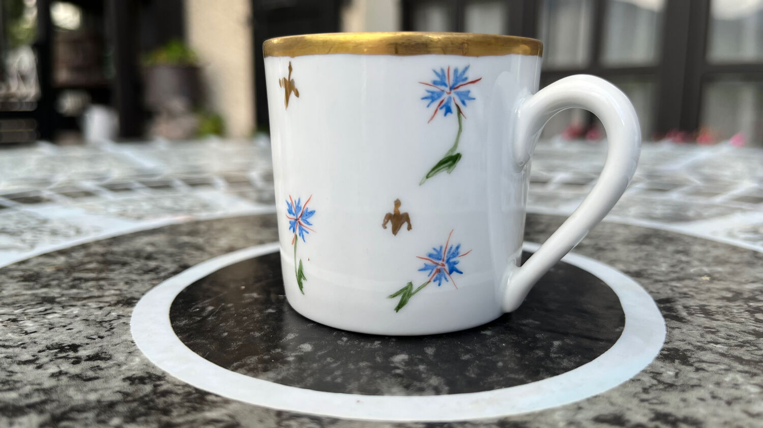 Set of 6 Bianca porcelain coffee cups