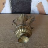Retro soliflore vase gilded metal
