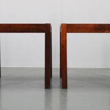 1960s Set of Two Square Side/Coffee Wooden Tables , Denmark