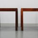 1960s Set of Two Square Side/Coffee Wooden Tables , Denmark