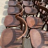 Set of 17 bistro chairs with bars