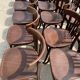 Set of 17 bistro chairs with bars