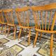 Set de 4 chaises bistrot modèle Baumann année 70'