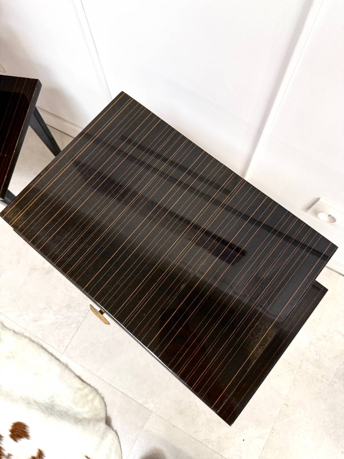 Paire de tables de chevet vintage