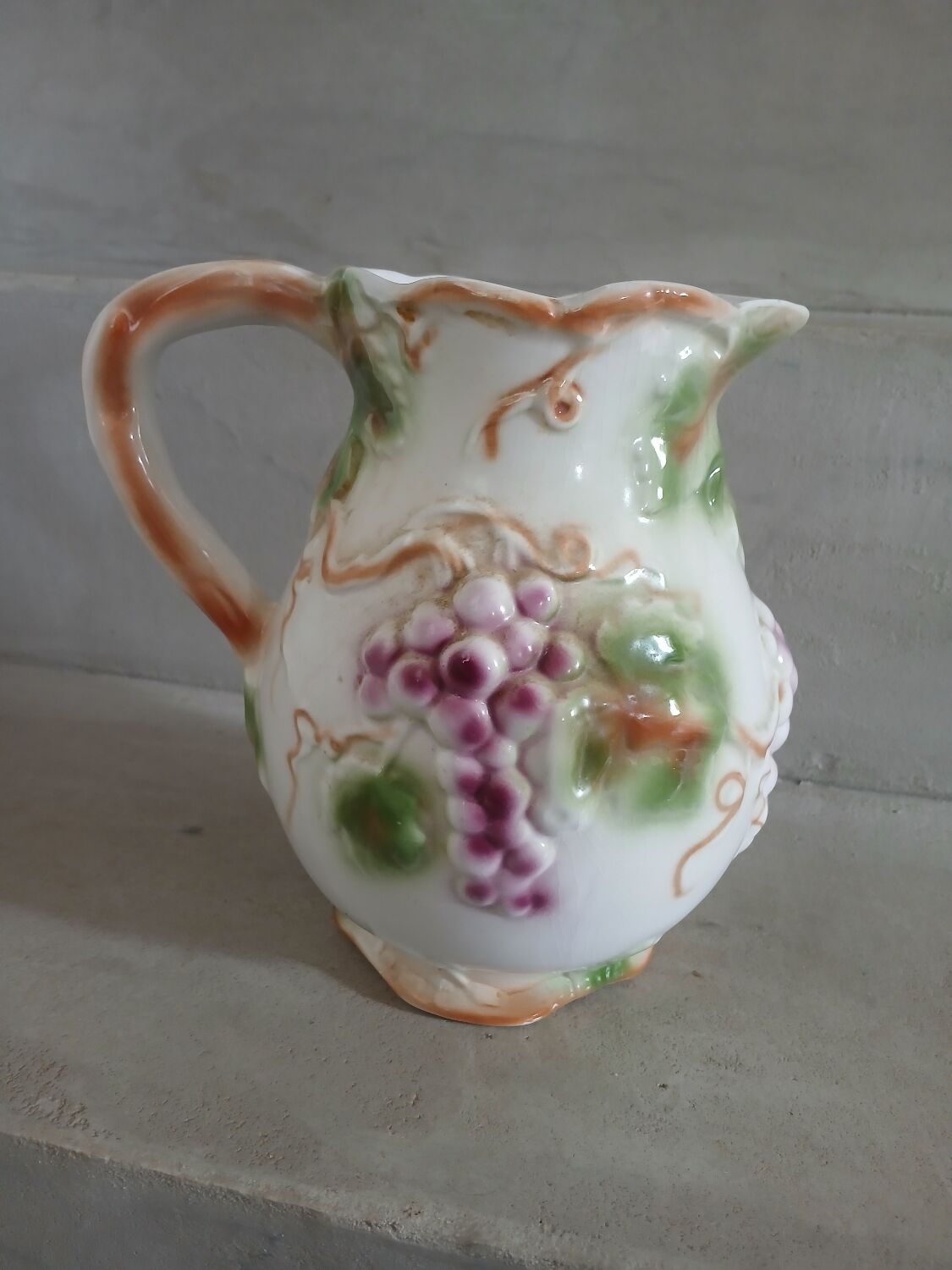 Antique jug in slipware