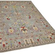 Turkish Handknotted Wool Oushak Rug 164 cm x 236 cm