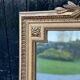 Louis XVI Style Mirror In Stuccoed And Gilded Wood Circa 1880