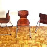 Pagholz Design Elmar Flötotto chairs from the 70s