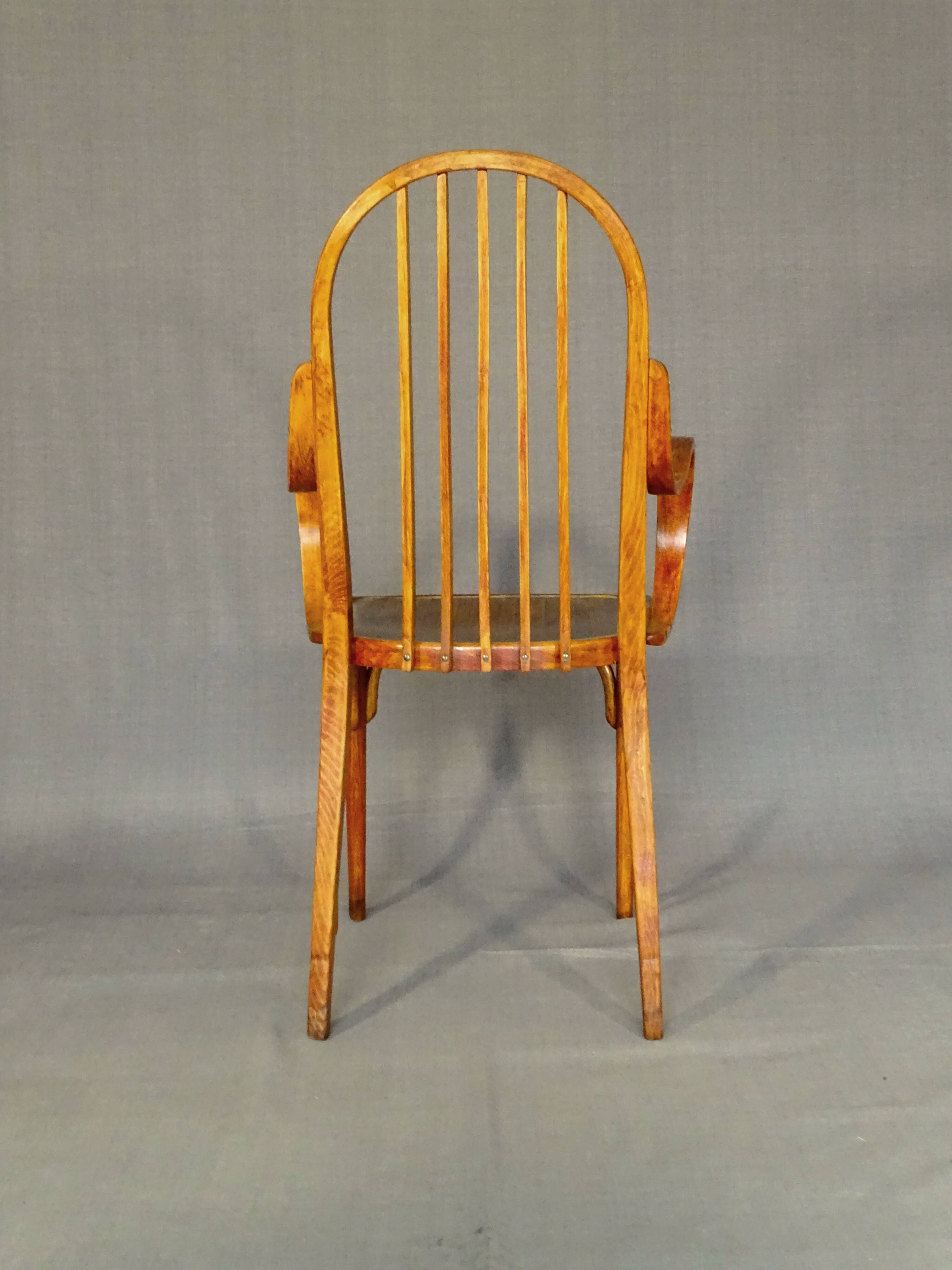 THONET armchair No. 1644, circa 1920 Secession, Art Deco