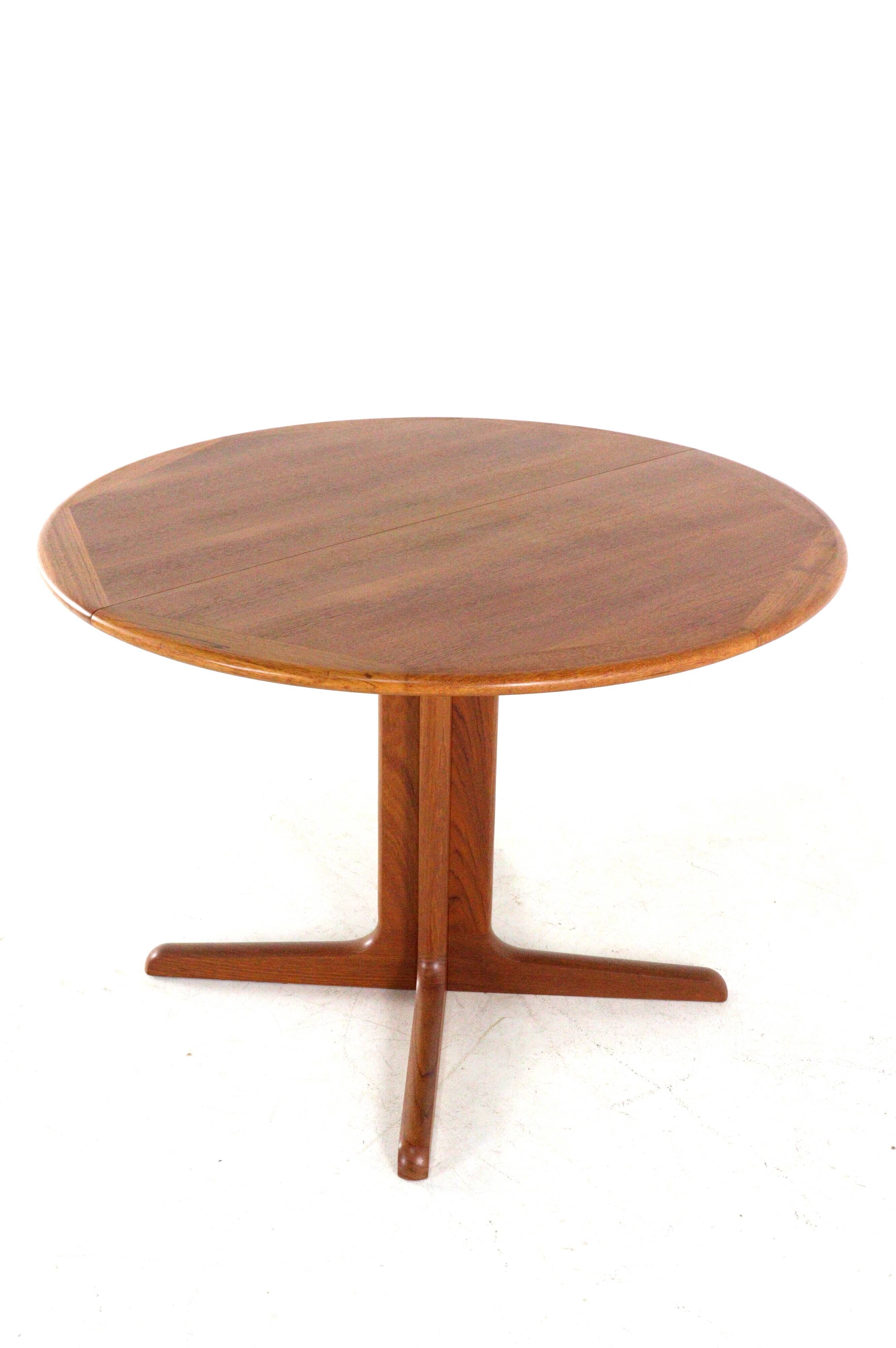 Table à manger extensible Silkeborg Round 1x - design danois en teck