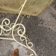Wrought iron garden table full old garden furniture
