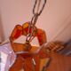 Tiffany-style stained glass pendant light