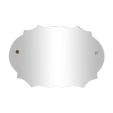 Miroir biseauté et ciselé 60x40cm
