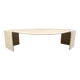 Vintage travertine coffee table by Roche Bobois, 1970s