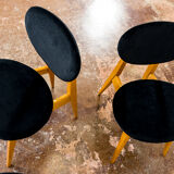Set of 3 chairs by Juliusz Kędziorek 1960's