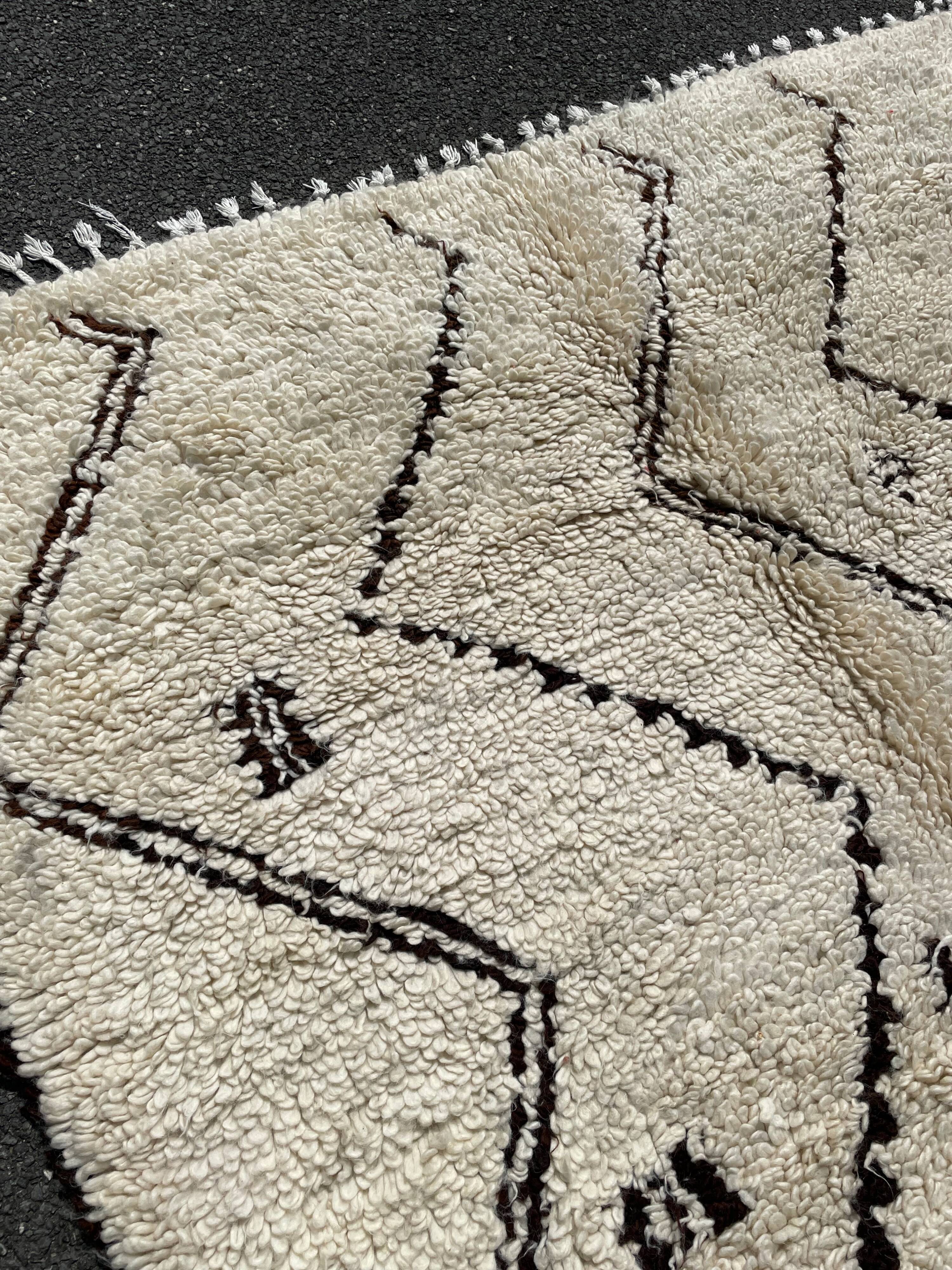 Carpet berbere beni ourain 200x280 cm