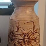 Large Vallauris vase signed by Jacques Fonck and Jean Matéo, 1950s.