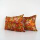 Lot de 2 housses de coussin turque vintage 61x41 cm
