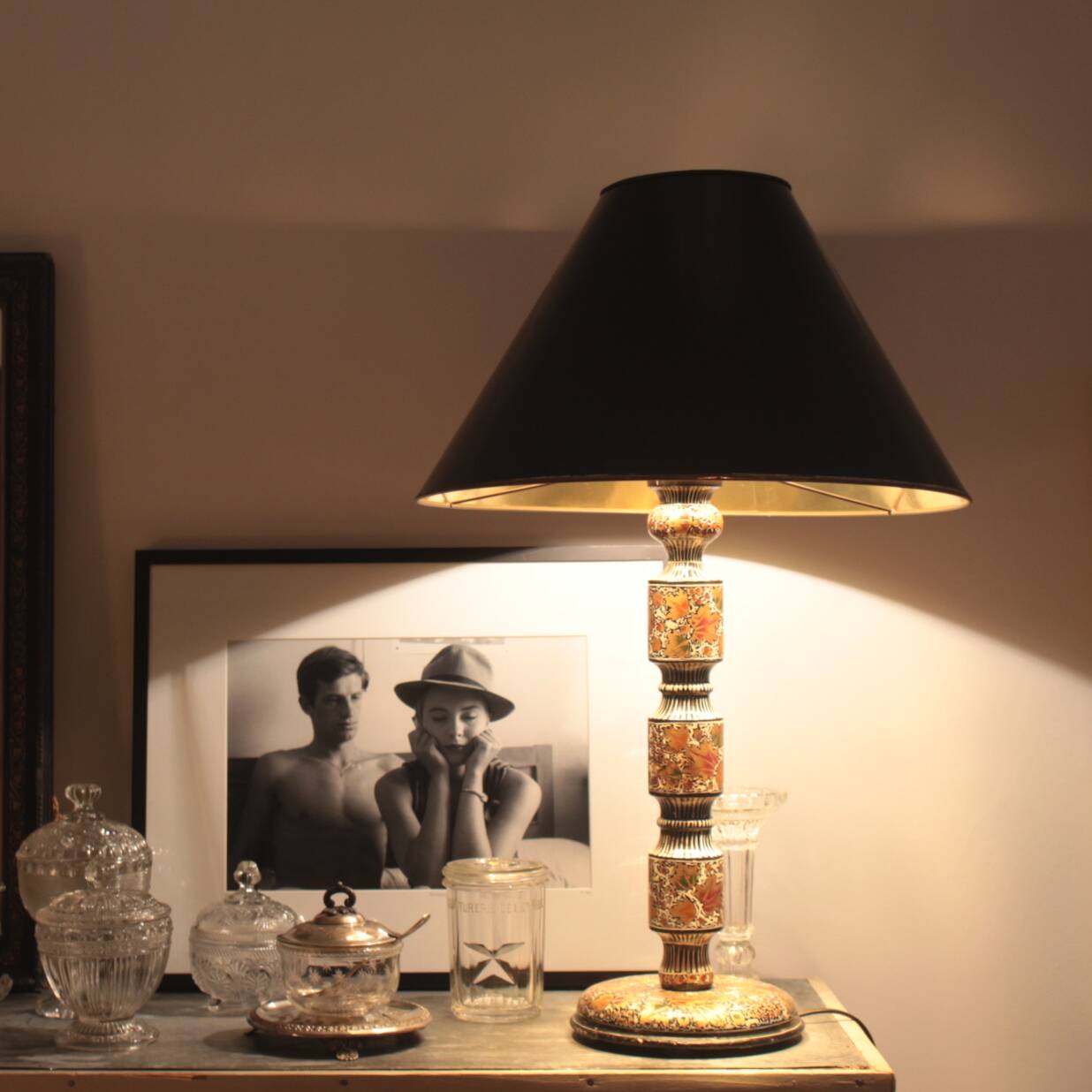 Kashmiri lamp, early 20th century